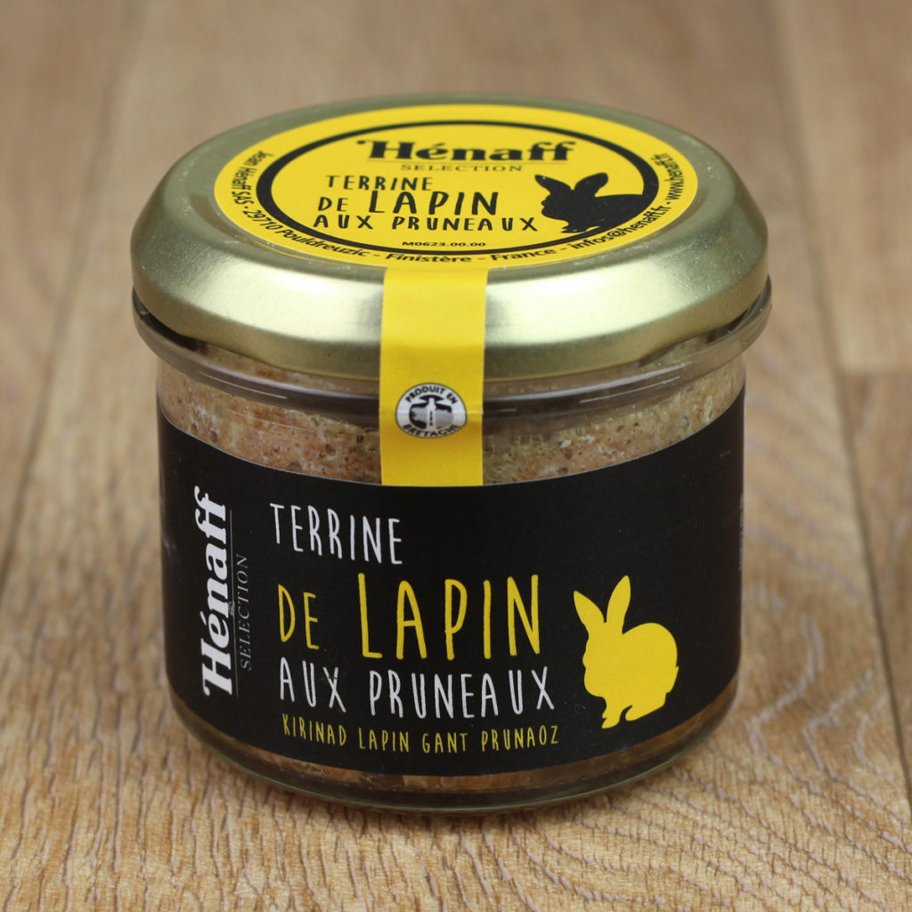 Terrine de lapin aux pruneaux Crêperie Bosser